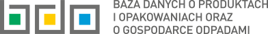 Logo Bazy danych o produktach i opakowaniach oraz gospodarce odpadami